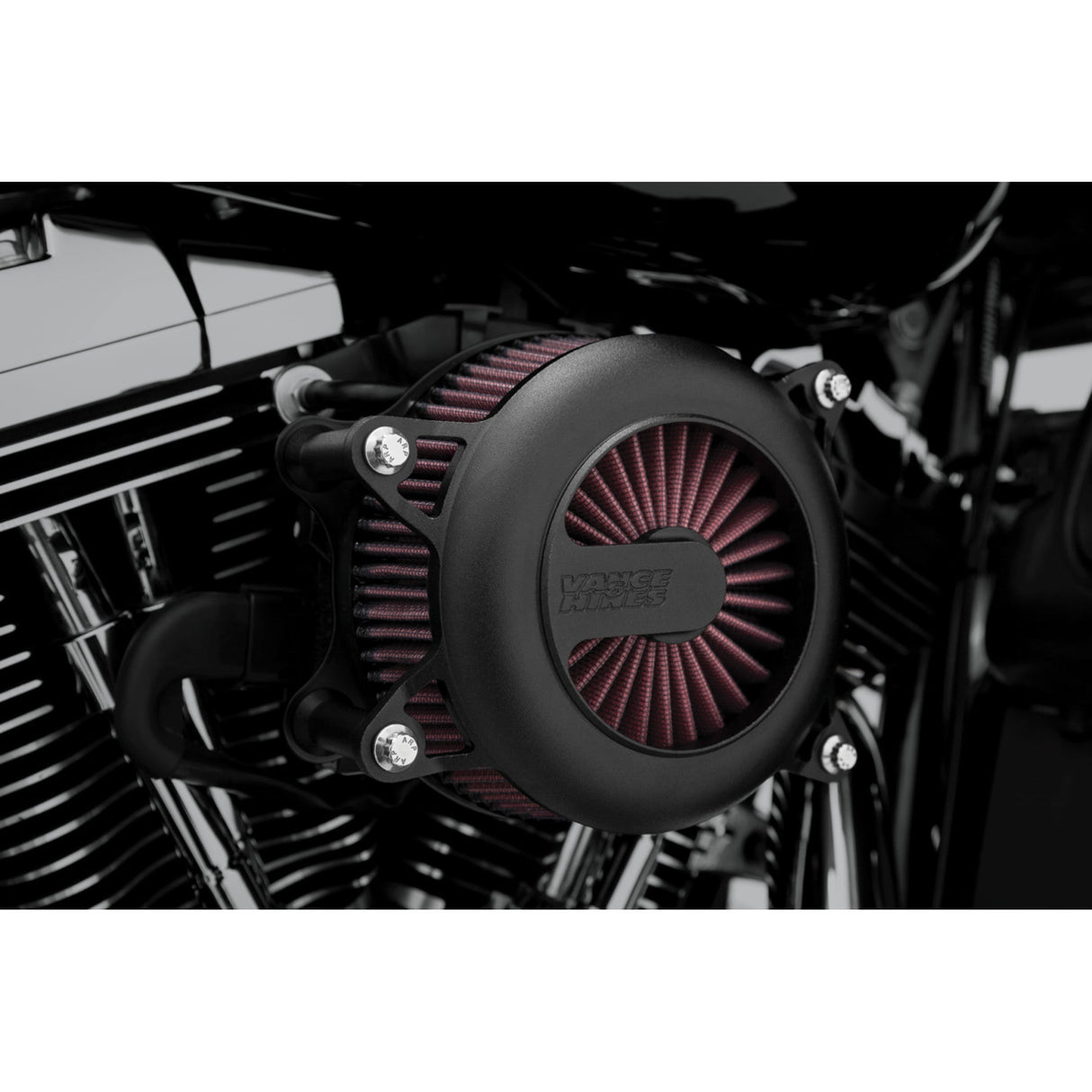 Vance & Hines VO2 Rogue Air Intake Kit Wrinkle Black - 40371 For Harley Sportster 1991-2022