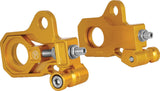 Performance Machine 0117-0028M-G Axle Adjuster Kit - Gold Ano