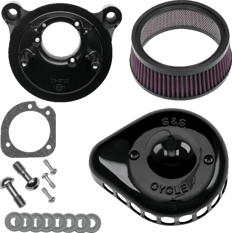 S&S Cycle Fuel-Injected Softail Models Stealth Air Cleaner Kit - 170-0442 For Harley Motorcycles 2001-2017