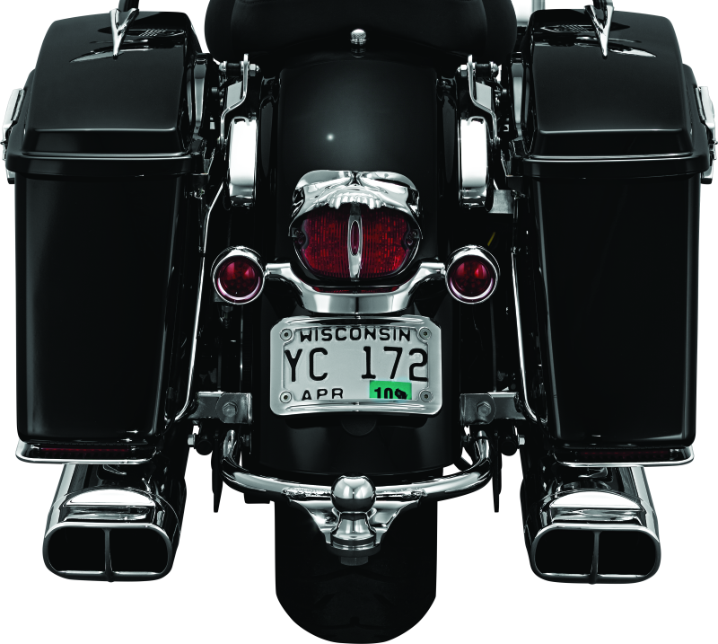 Kuryakyn 9009 Zombie Taillight Cover Chrome