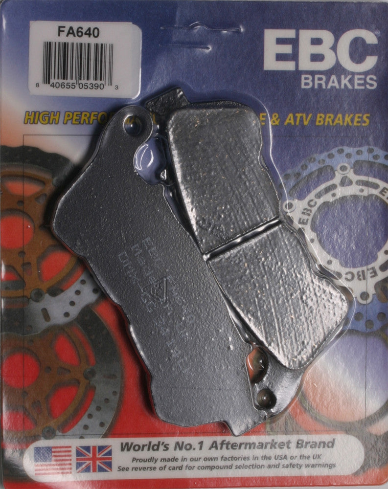 Ebc 15-640 FA640 BRAKE PAD FA640 ORGANIC