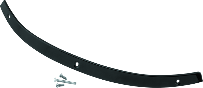 Kuryakyn 1389 Smooth Windshield Trim 14-Up Touring Gloss Black