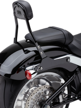 Cobra Detachable Backrest Round Black Flfb S Fxbr S - 602-2007B For Harley Softail 2018-2023