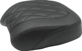 Mustang Motorcycle Fat Bob Standard Touring Passenger Seat Trapezoid Black - 75888 For Harley Softail 2018-2021