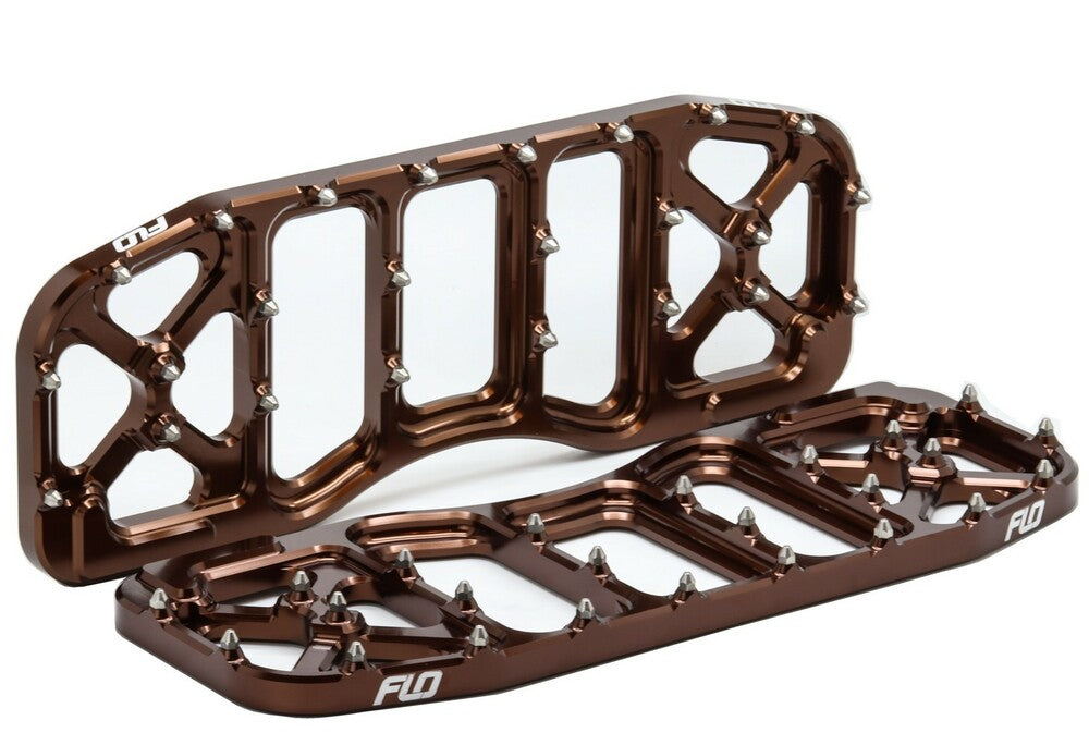 Flo Motorsports 122-8155 FPEG-800V5BRZ V5 FLOORBOARDS BRONZE