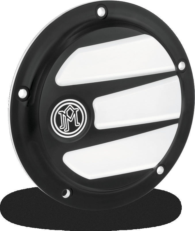 Performance Machine Scallop Derby Cover Contrast Cut - 0177-2058-BM For Harley Touring 2016-2021