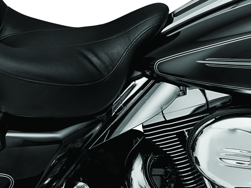 Kuryakyn 1316 Saddle Shields Heat Deflectors 09-Up Touring Smoke