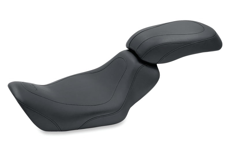 Mustang Motorcycle Mustang Tripper Solo Seat Black - 76580 For Harley Dyna 2006-2017