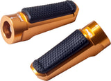 Puig Hi-Tech Parts Footpegs Sport Gold - 7318O For Ducati Motorcycles 2008-2020 | Honda Motorcycles 2000-2021 | Triumph Motorcycles 2008-2021