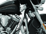 Kuryakyn Deluxe Neck Cover Kit Chrome - 8146 For Harley Touring 1995-2005