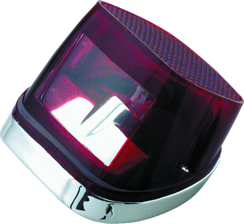 Bikers Choice 490651 73-98 Big Twin And Sportster Replacement Taillight Red Replaces H-D 68008-73B