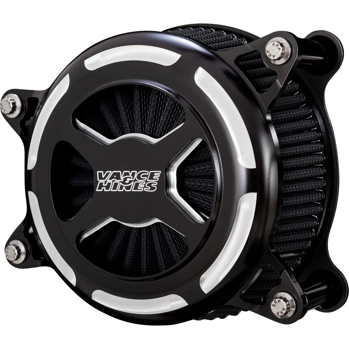 Vance & Hines VO2 X Air Intake Kit Black Contrast - 42341 For Harley Motorcycles 1999-2015