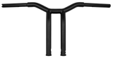 Burly Brand Dominator Raked Bar 12" 1.25" Matte Black - B12-6052SB For Harley Motorcycles 1980-2024 | Yamaha Watercraft 1998-2004