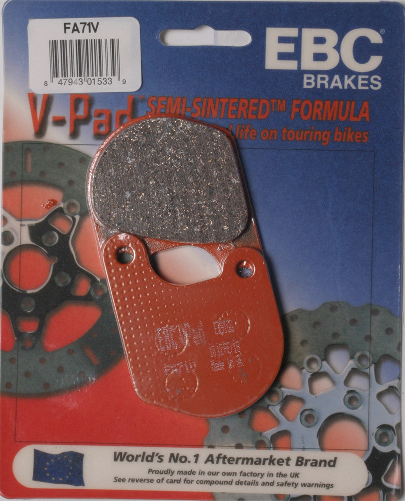 Ebc 15-71V FA71V BRAKE PADS FA71V SEMI-SINTERED V SERIES