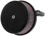 K & N Engineering 99+ Harley Davidson Street Metal Intake System Hammer Black - RK-3933B For Harley Motorcycles 1999-2017