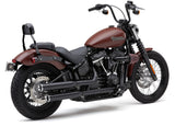 Cobra 3" RPT Slip-ONS Black Softail - 6057B For Harley Softail 2018-2024