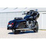 S&S Cycle 4" Broadhead Slip-On Mufflers Slash Cut Chrome - 550-1076 For Indian 2014-2022