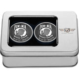Figurati Designs Swing Arm Covers POW MIA Custom - FD50-POW-SS For Harley Motorcycles 1980-2026