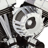 Arlen Ness Inverted Series Air Cleaner Kit — Deep Cut Chrome - 18-916 For Harley Motorcycles 2017-2025