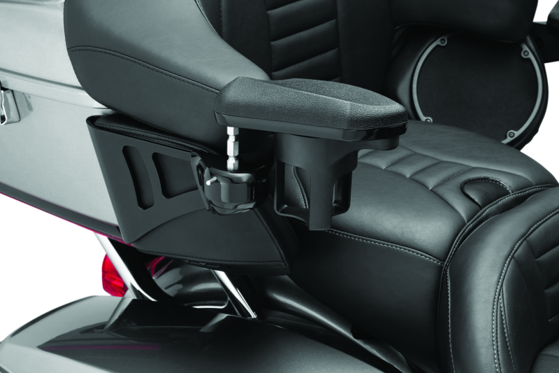 Kuryakyn Passenger Armrest & Tri Glide Black - 8700 For Harley Touring 2014-2021