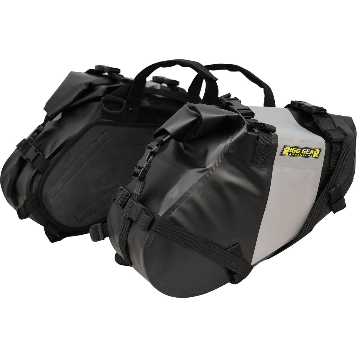 NELSON RIGG 3501-1967 SE-4014 Dualsport Saddlebag Hurricane Dual Sport Saddlebags - Black/Gray