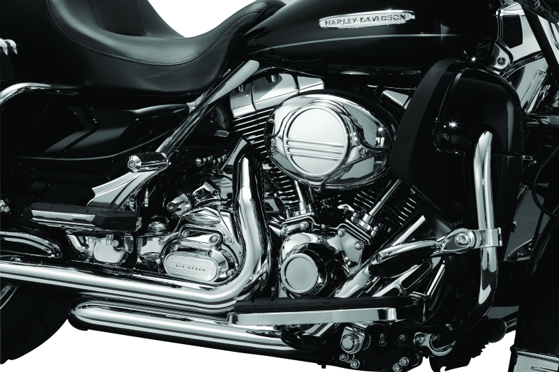 Kuryakyn Transmission Shroud With True Dual Exhaust - 7877 For Harley Touring 2007-2008