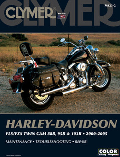 Clymer Repair Manual Harley Davidson FLS FXS - CM4232 For Harley Softail / Screamin' 2000-2005