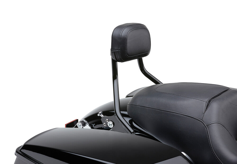 Cobra Detach Backrest Short Black - 602-2200B For Harley Touring 2009-2026