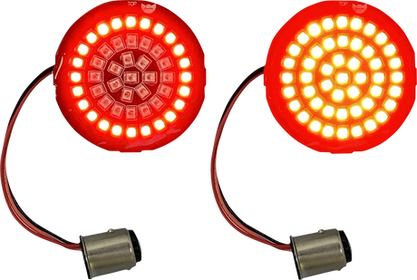 Genesis® 4 Red Ring LED Turn Signal Inserts