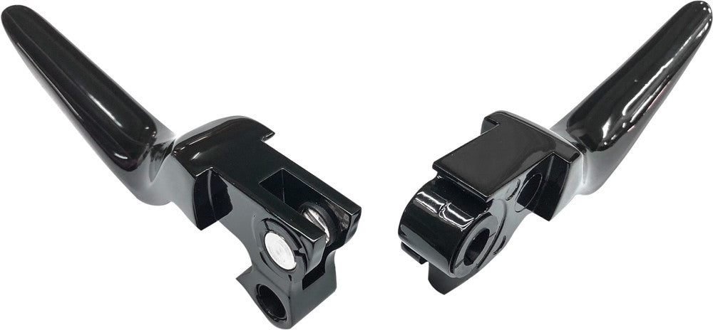 Harddrive 053324 LSR Lever SET Chrome BIG Twin With Cable Clutch For Harley Motorcycles 1996-2006