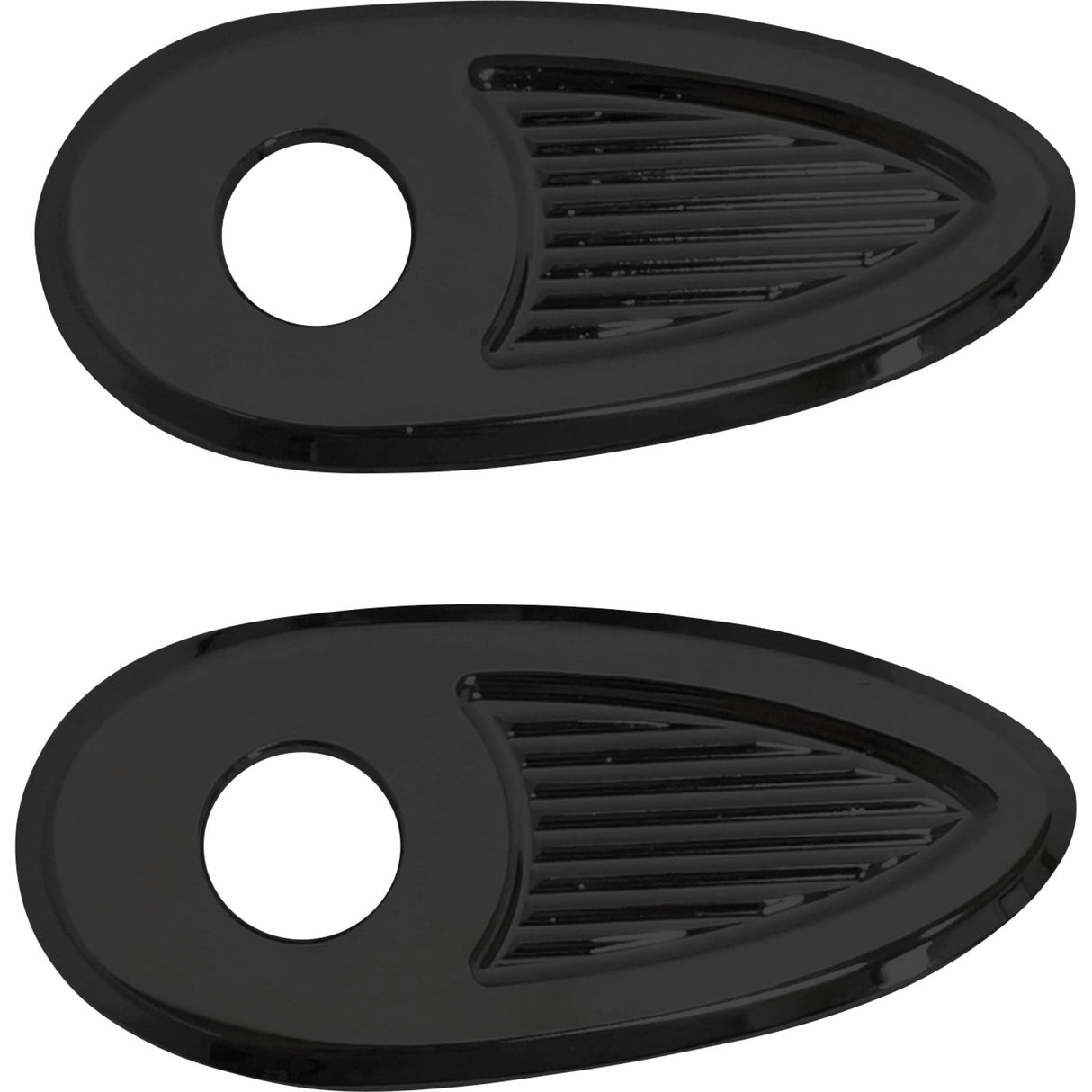 Kodlin USA Fender Struts Rear Turn Signal Adapter Cover Plates Rear Black - K68483 For Harley Softail 2018-2024