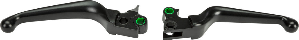Harddrive Smooth Lever SET Black BT - 053120 For Harley Motorcycles 1996-2006
