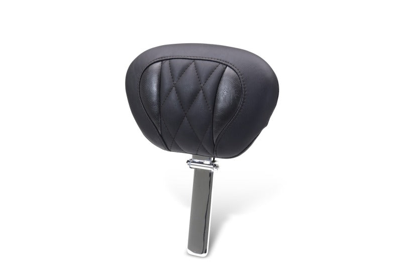 Mustang Motorcycle Mustang CVO Road Glide (ST) Super Touring Deluxe Diamond Driver Backrest - 89460 For Harley Touring 2023-2026