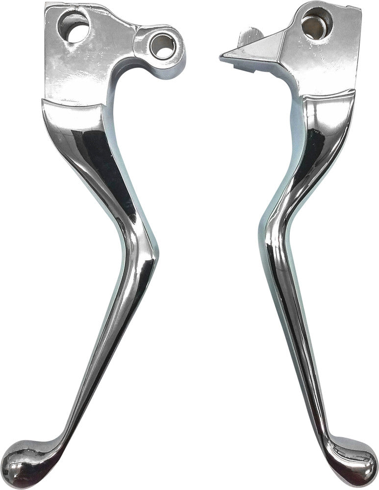 Harddrive Smooth Lever SET Chrome XL - 053830 For Harley Sportster 2004-2006