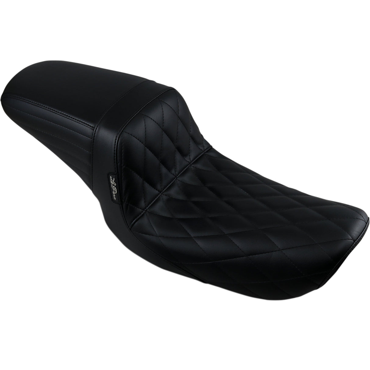 LePera Kickflip Seat — Diamond Black - LN-591DM For Harley Dyna 1999-2003