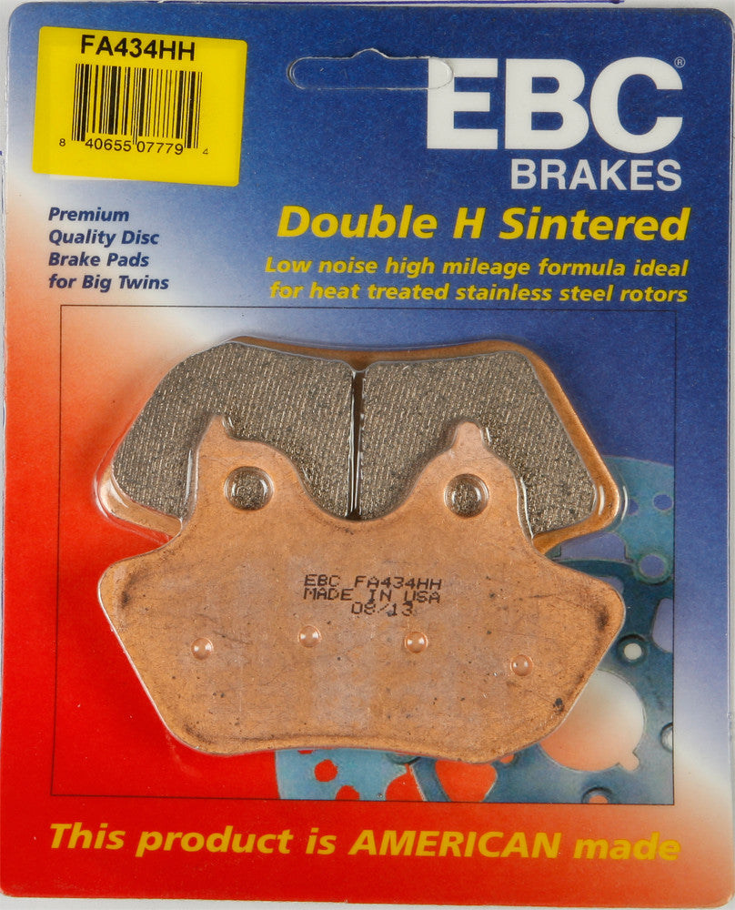 Ebc Brake Pads FA434H Double-H Sintered - FA434HH For Harley Screamin' / Softail 2006-2007