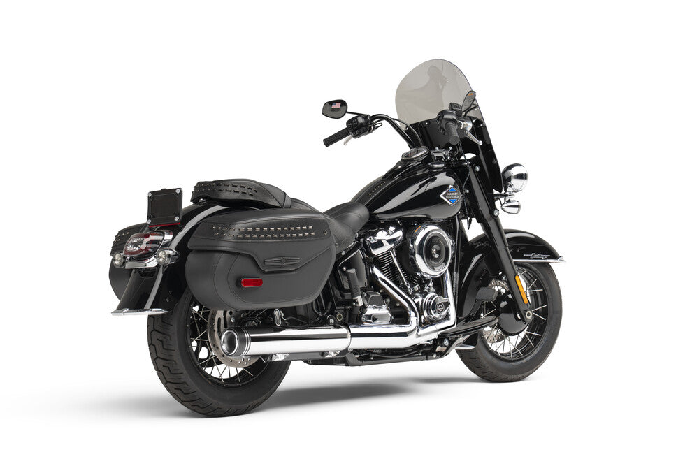 Cobra 4" 2-1 NH Slip-ON Long Chrome W Black TIP Softail - 6542 For Harley Softail 2025 | Arctic Cat Powder Special 600 2000