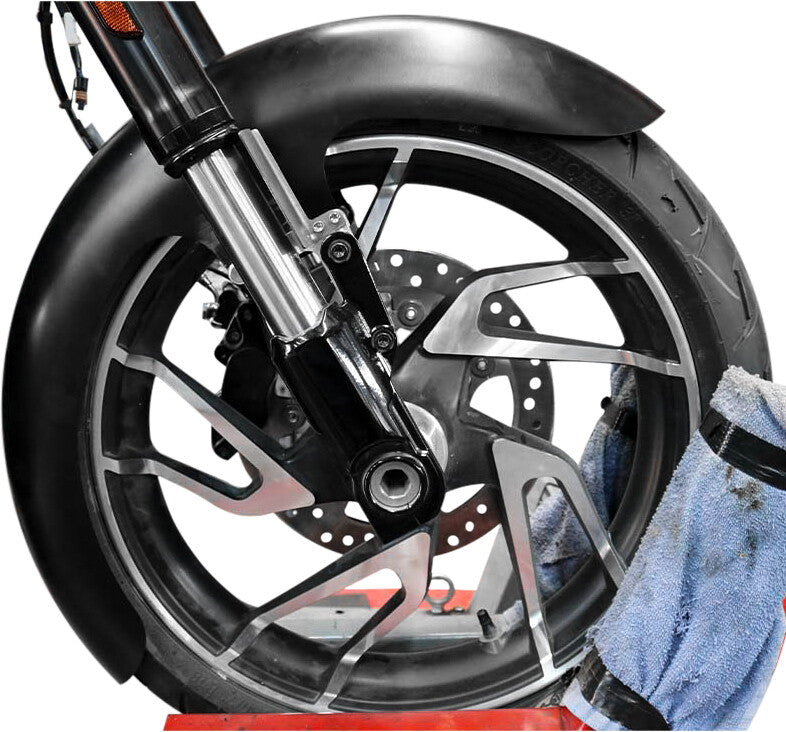 Paul Yaffe Bagger Nation Thicky Fender Flsb Gloss Black Adapters - THICKY-OEM-18SG For Harley Softail Sport Glide 2018-2021