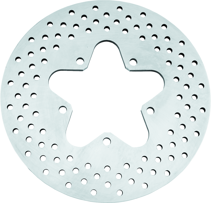 Bikers Choice 489849 86-99 FLT Stock Replacement Rear Brake Rotor Drilled Steel