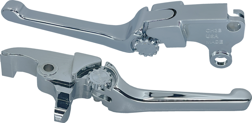 Psr Anthem Lever SET Chrome CVO Flhx FLTR23 - 12-00667-20 For Harley Touring 2023-2026