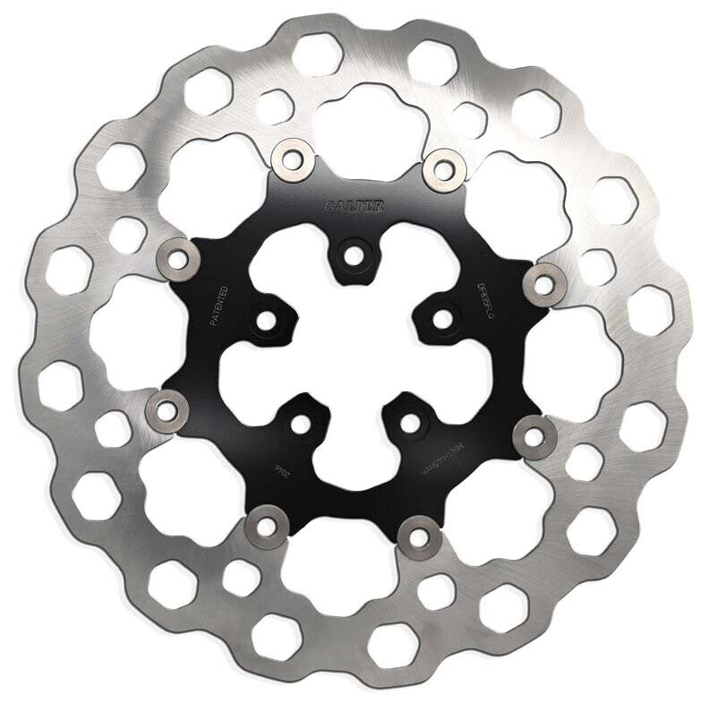 Gbrakes Rotor 11.8" Floating Cubiq Front Black - DF835FLQ For Harley Motorcycles 2006-2019
