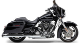 Cobra 4" Groove TIP Slip-ON Chrome - 6276 For Harley Touring 1995-2016