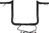 Paul Yaffe Bagger Nation 14" Monkey Bagger Bar Prewired Satin Black ` - MBBPW-14 B For Harley Electra Glide 2010-2019