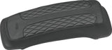 Mustang Motorcycle Mustang Early FL Touring Saddlebag Lid Covers W Studs Black - 77605 For Harley Touring 1996-2013