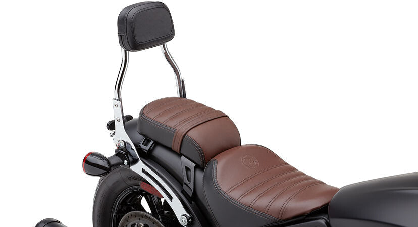 Cobra 82-96747 502-2015 DETACH BACKREST MINI CHROME SCOUT BOBBER 18