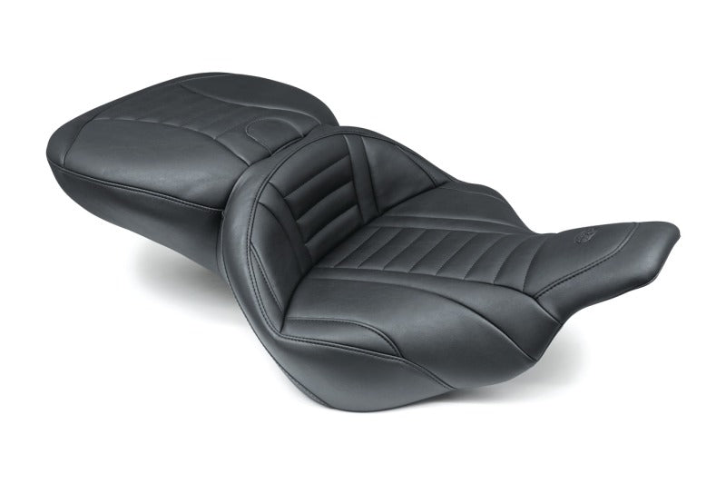 Mustang Motorcycle 76739 Mustang 97-07 Harley Electra Glide,rd Glide Super Touring 1PC Seat Deluxe - Black