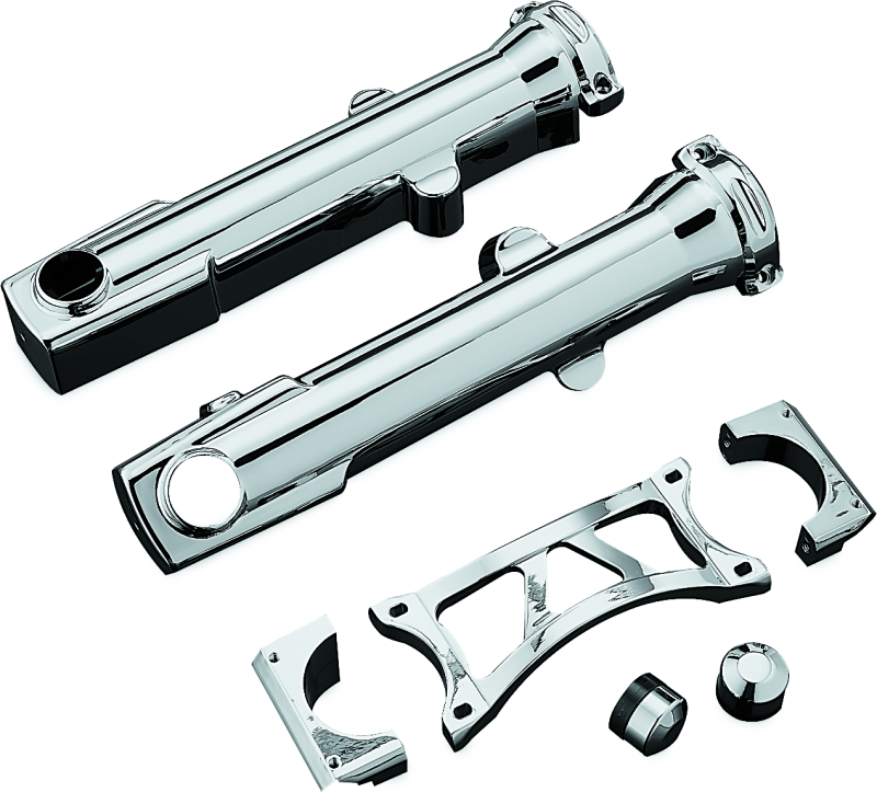 Kuryakyn 7202 Fork Skins For 04-Up XL Chrome