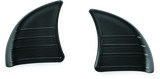 Kuryakyn 6979 Tri-line Inner Fairing Cover Plates Gloss Black