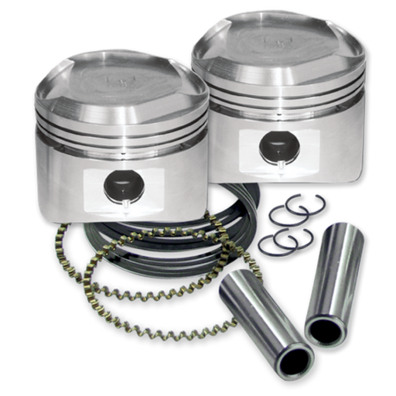 S&S Cycle BT .020in 80in Piston Set - 92-2028 For Harley Motorcycles 1984-1999