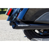 S&S Cycle 4" Broadhead Slip-On Mufflers Slash Cut Black - 550-1075 For Indian 2014-2022